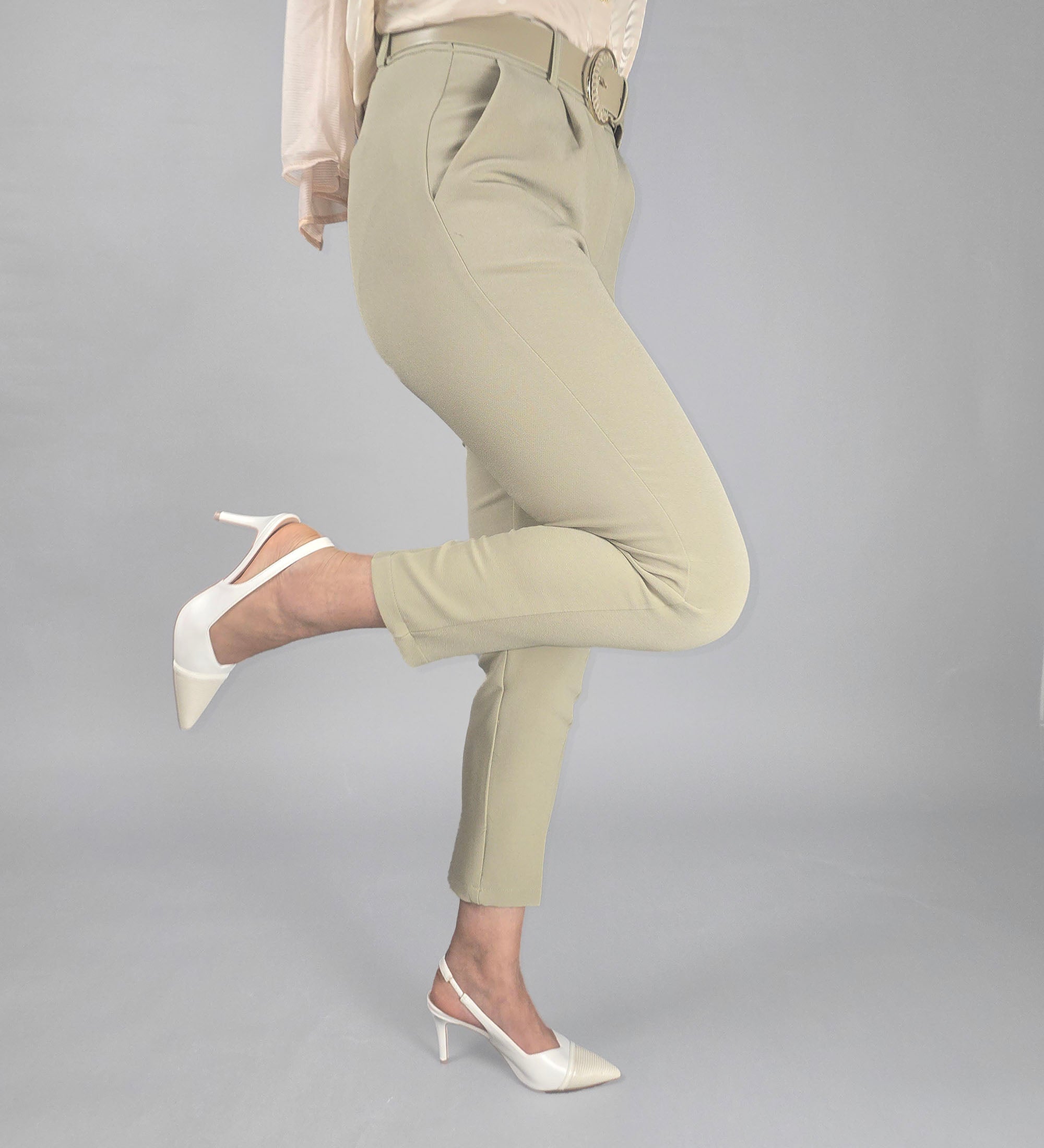 Elegant Formal Pants with Belt