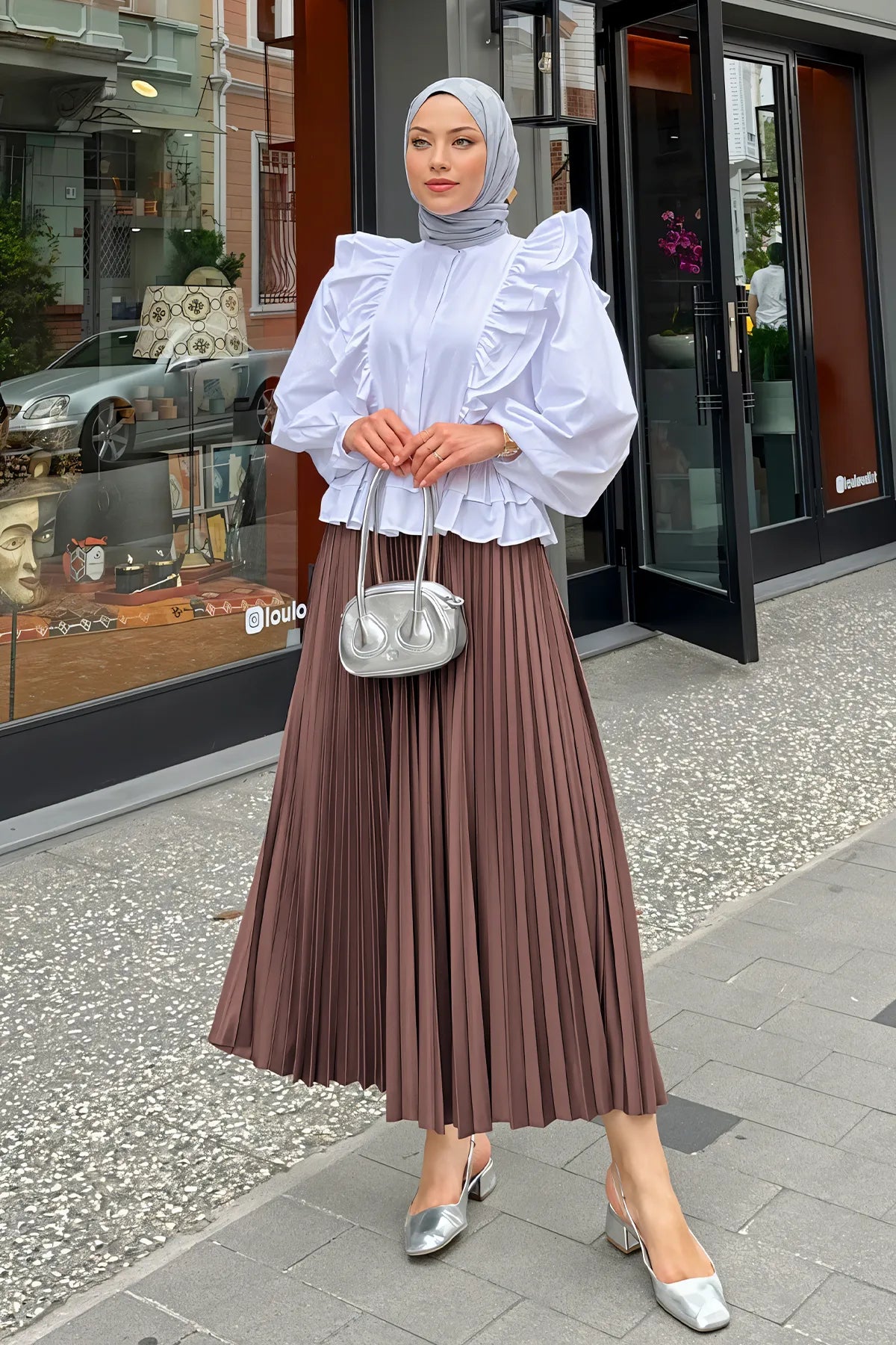 Stylish Pleated Skirt