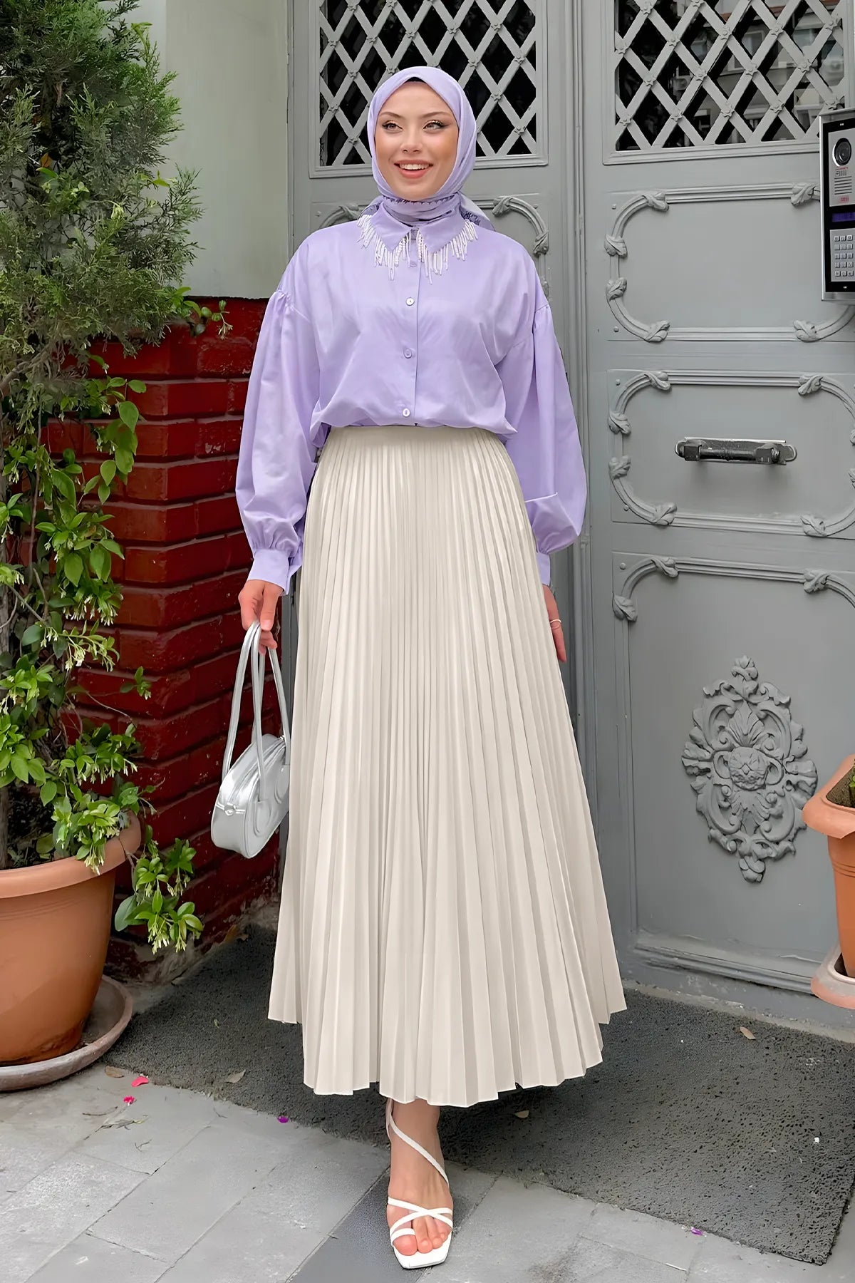 Stylish Pleated Skirt