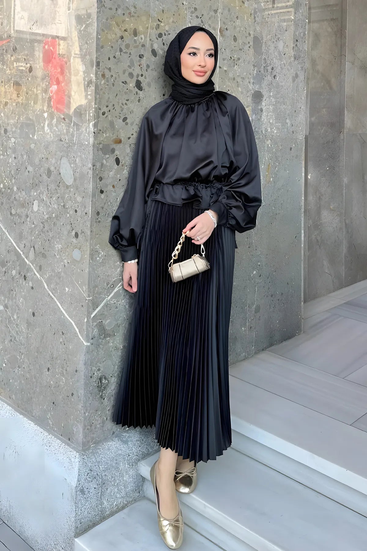 Stylish Pleated Skirt