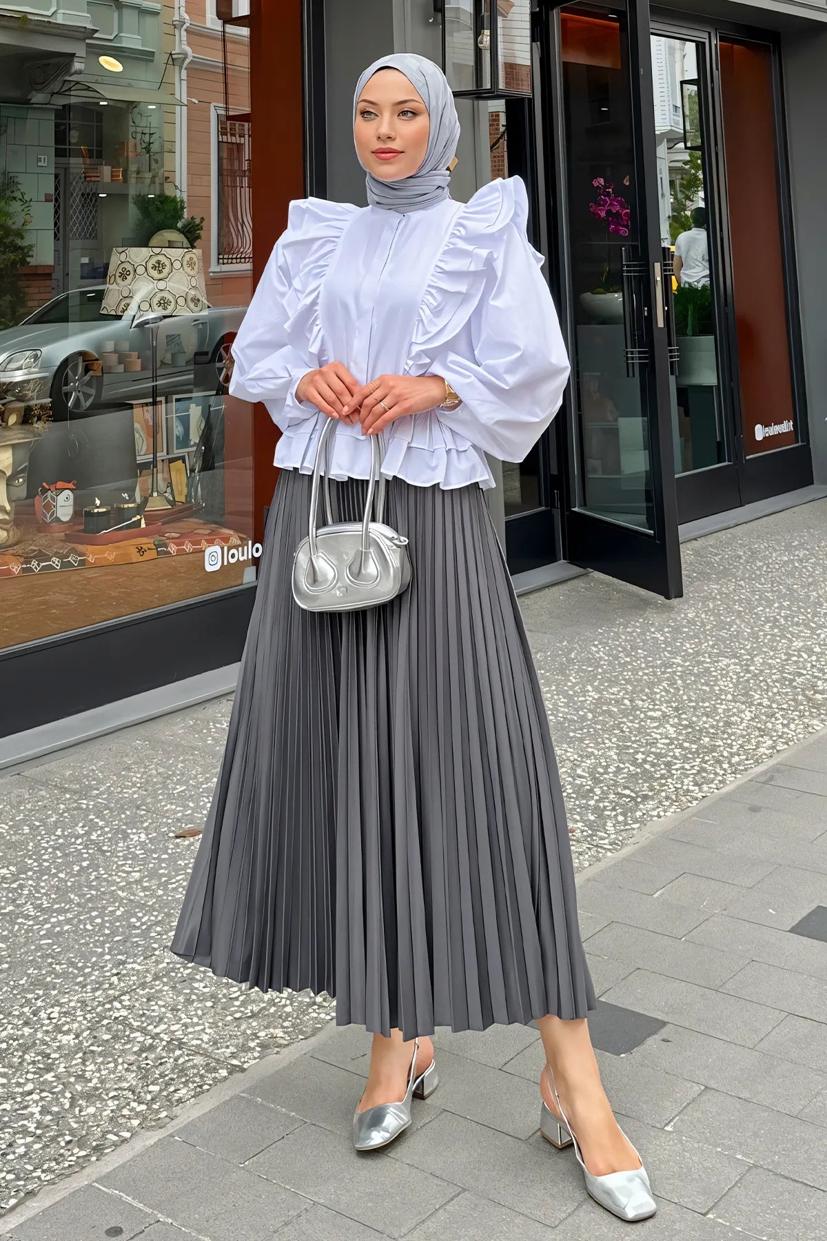 Stylish Pleated Skirt