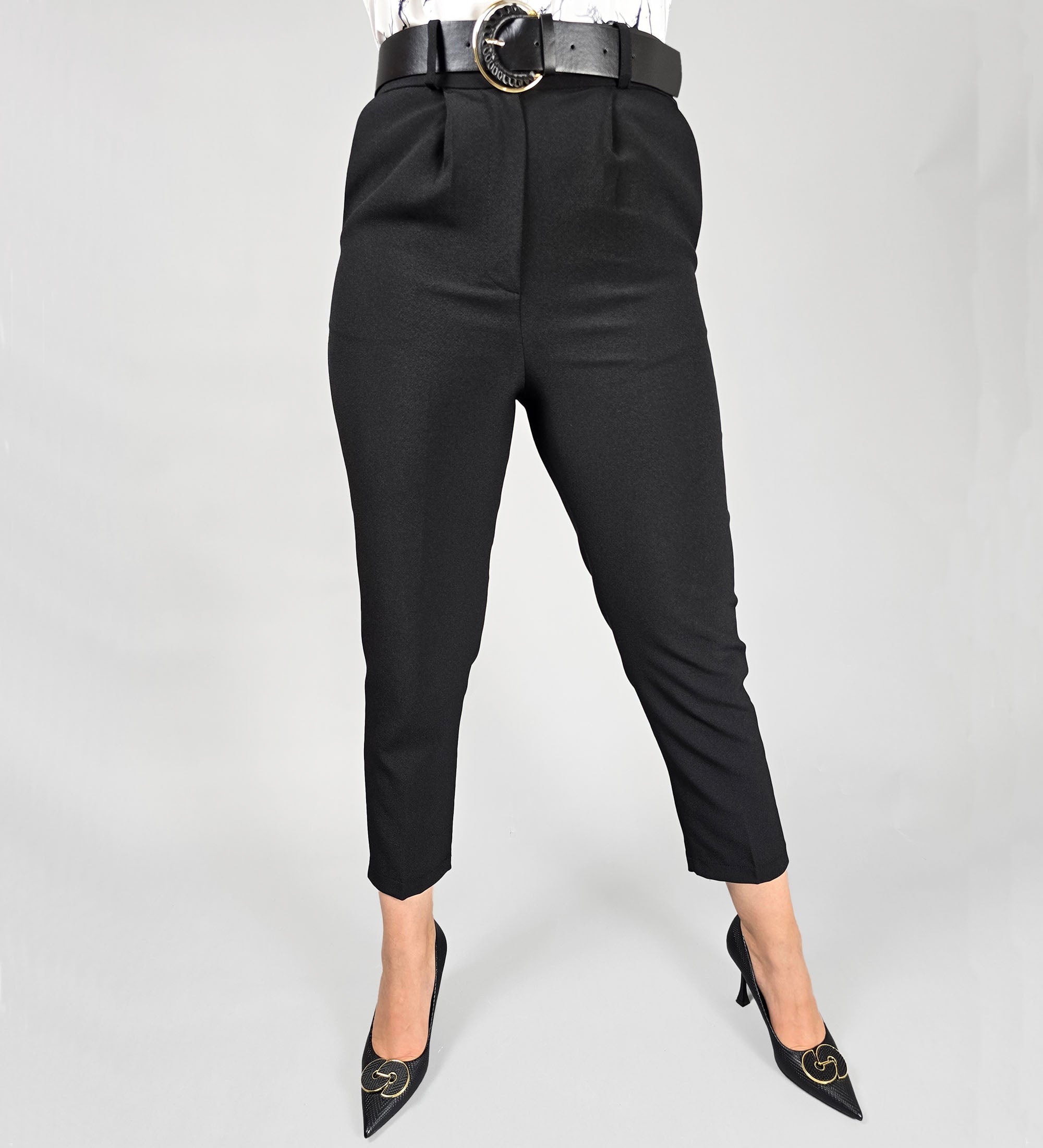 Elegant Formal Pants with Belt