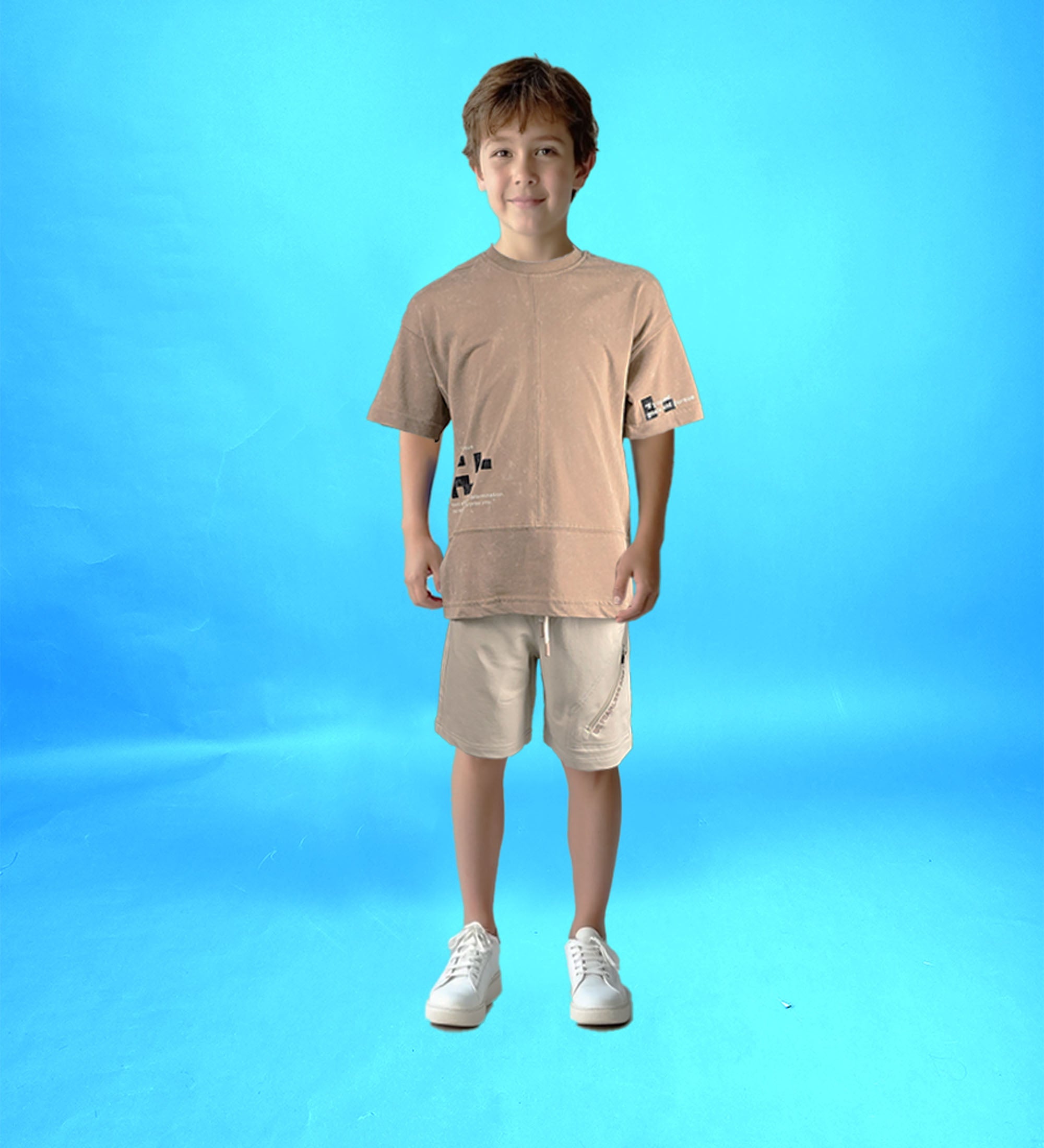 شورت كاجوال للأولاد مع جيوب