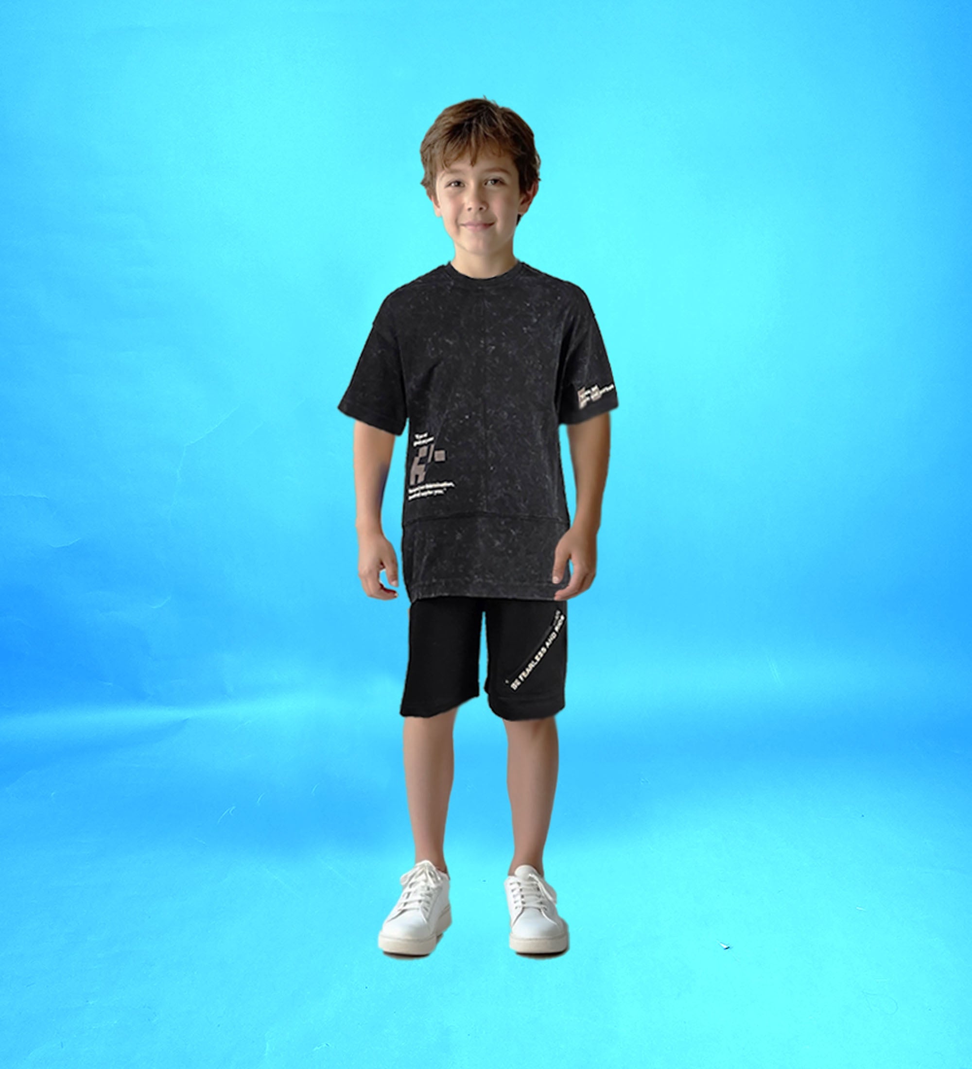 شورت كاجوال للأولاد مع جيوب