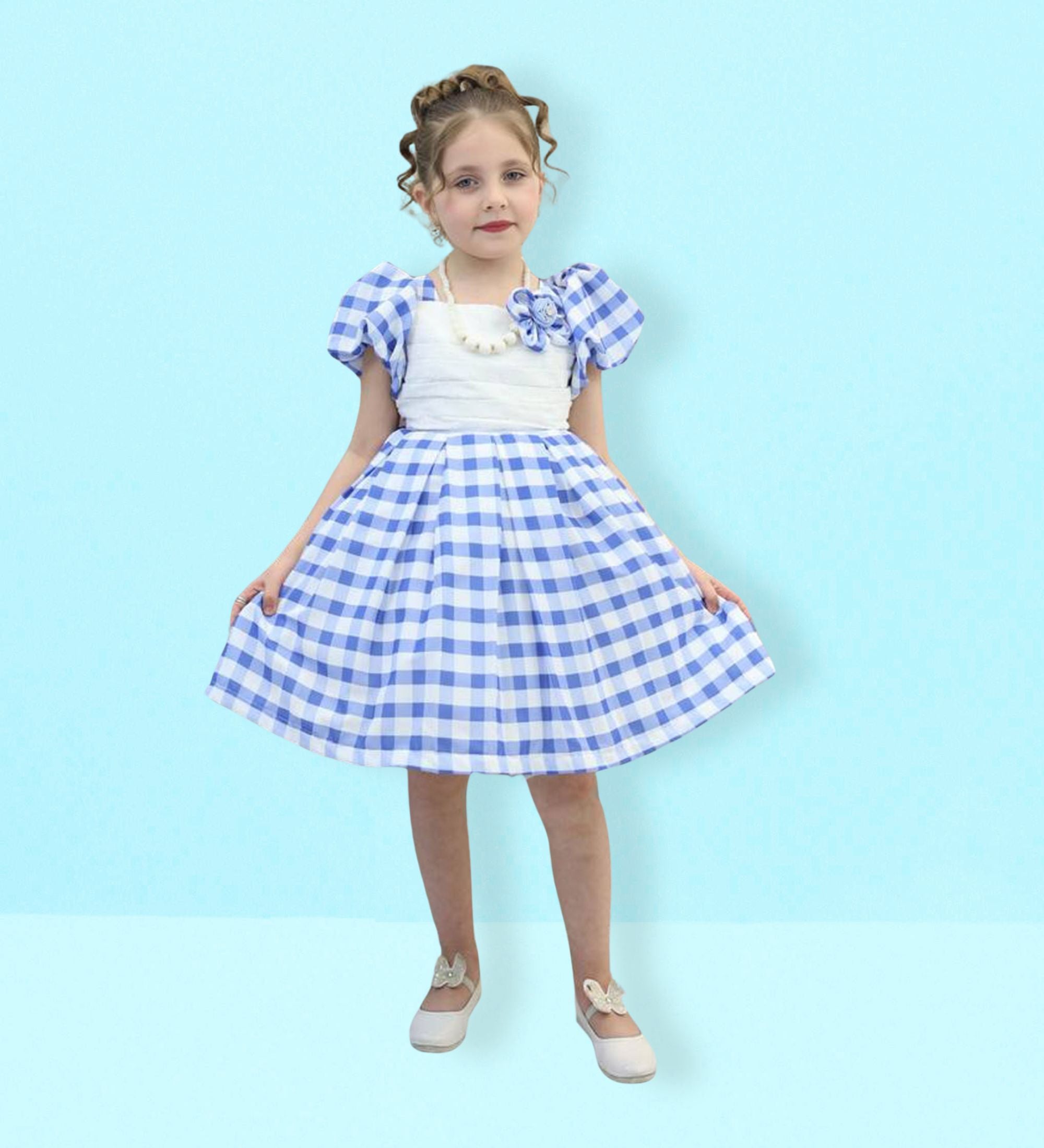 فستان دانتيل أنيق للبنات