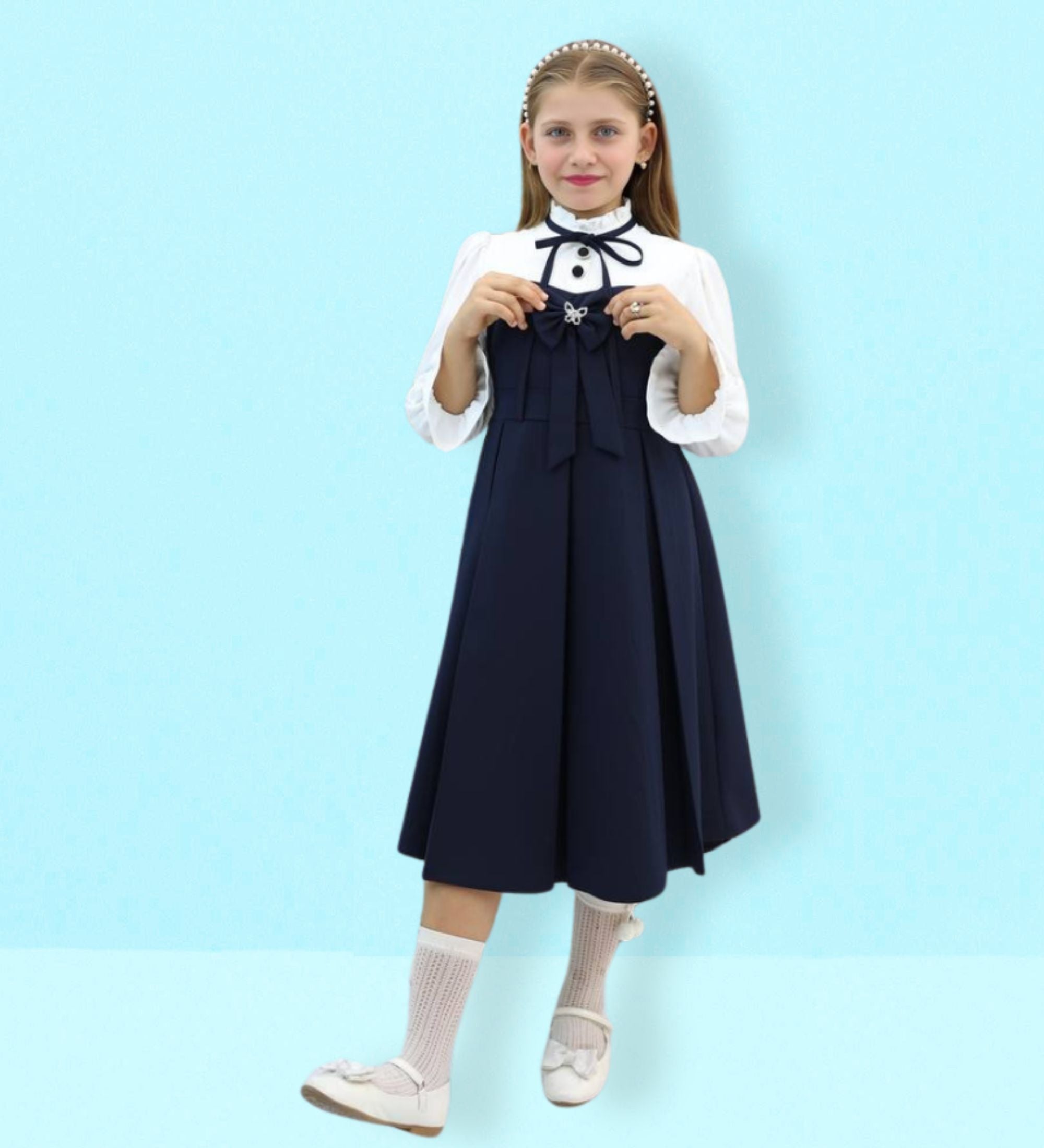 فستان كلاسيكي أنيق للبنات