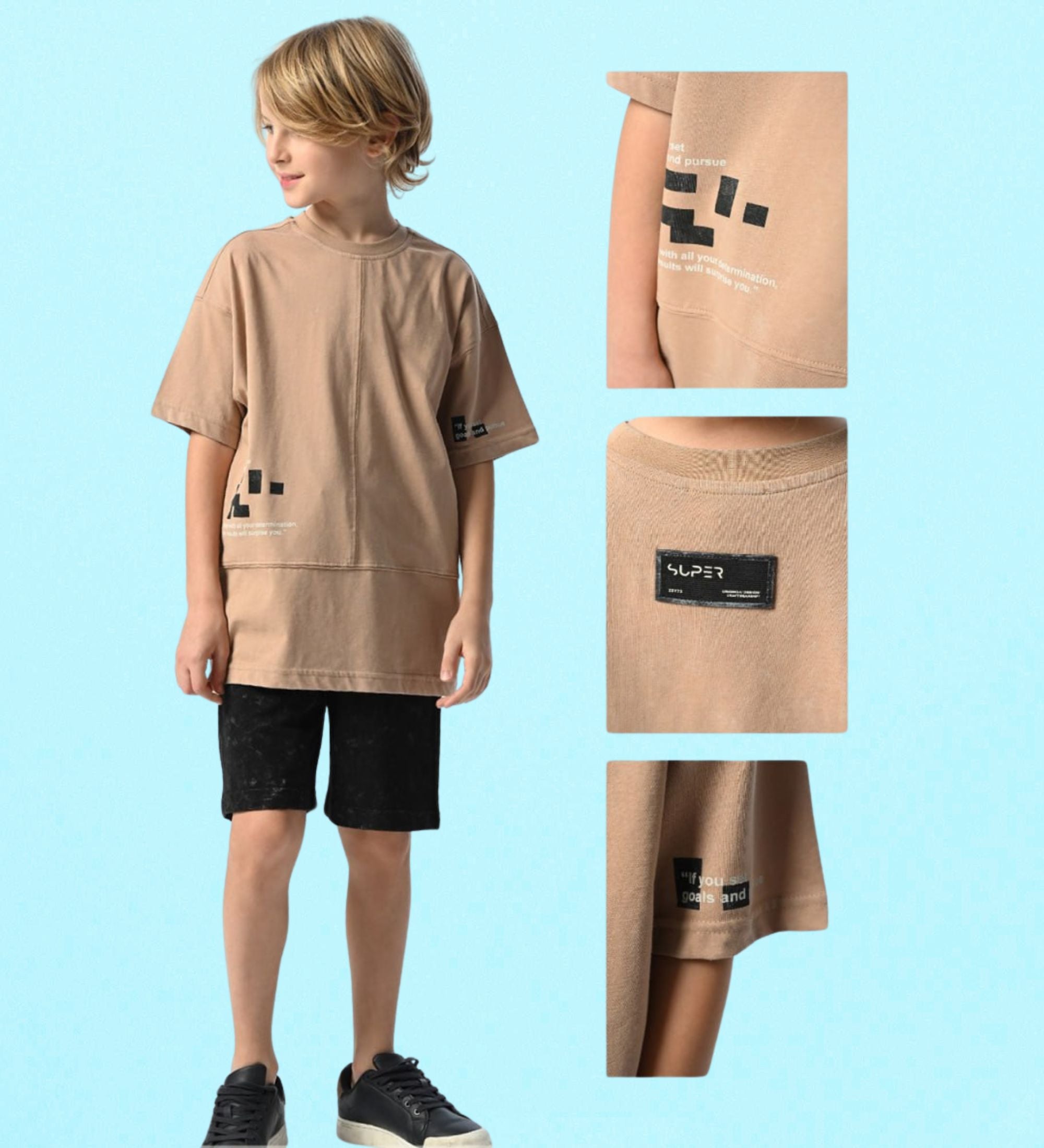 Youth T-shirt with a Modern Design
