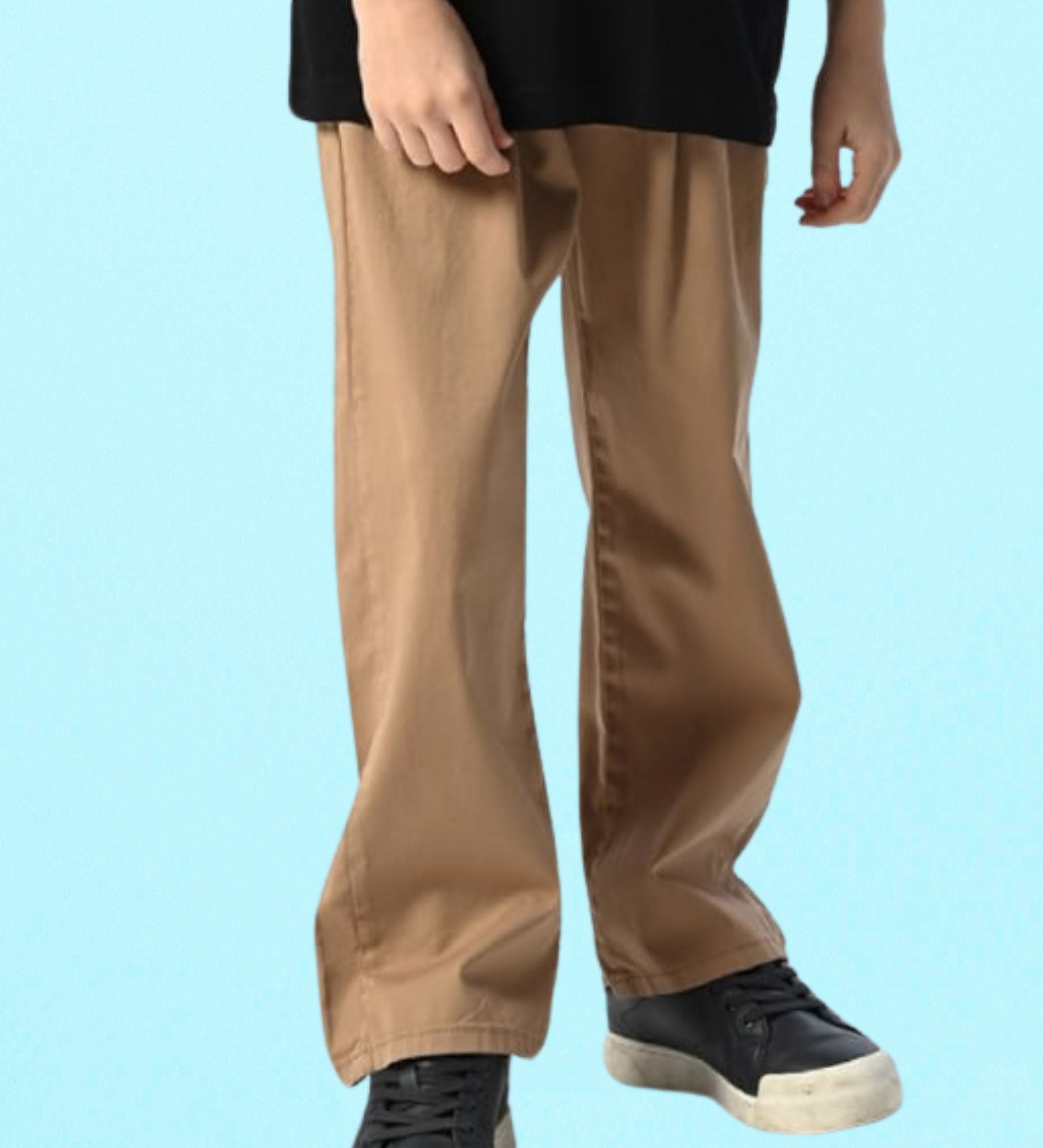 Relaxed Fit Casual Pants