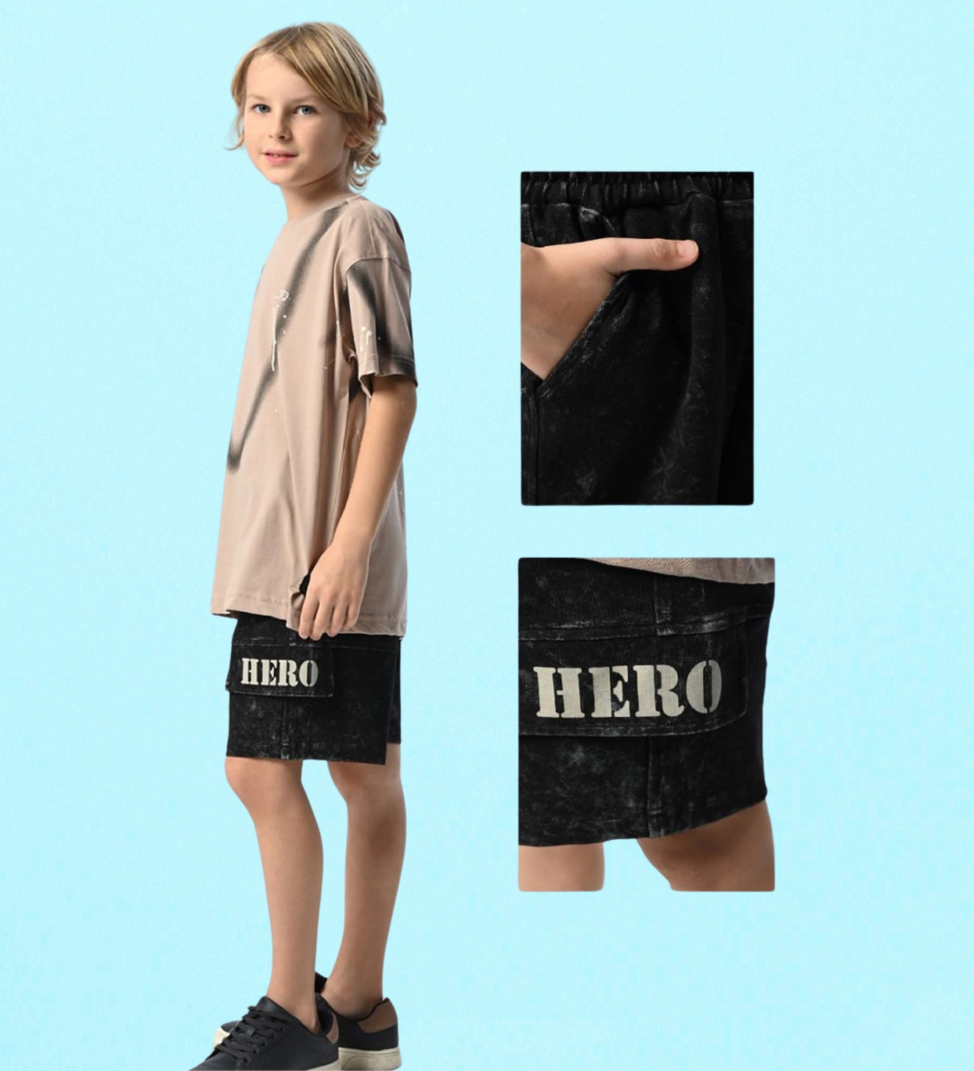 "Hero" Boys' Shorts