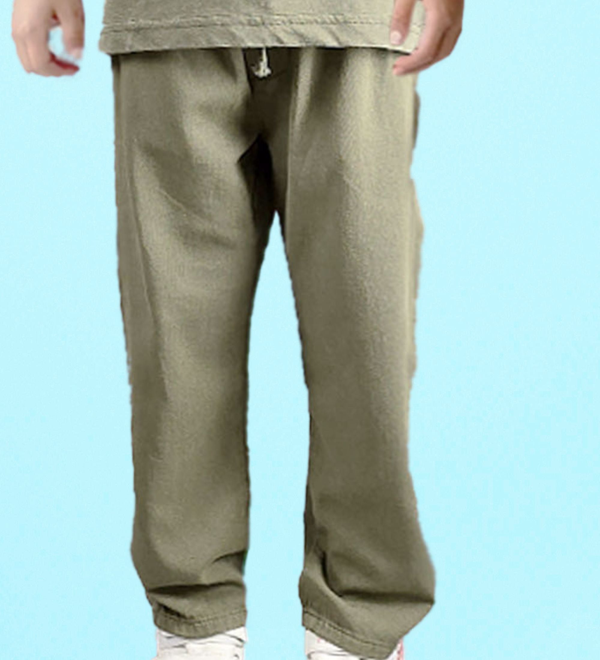 Relaxed Fit Casual Pants